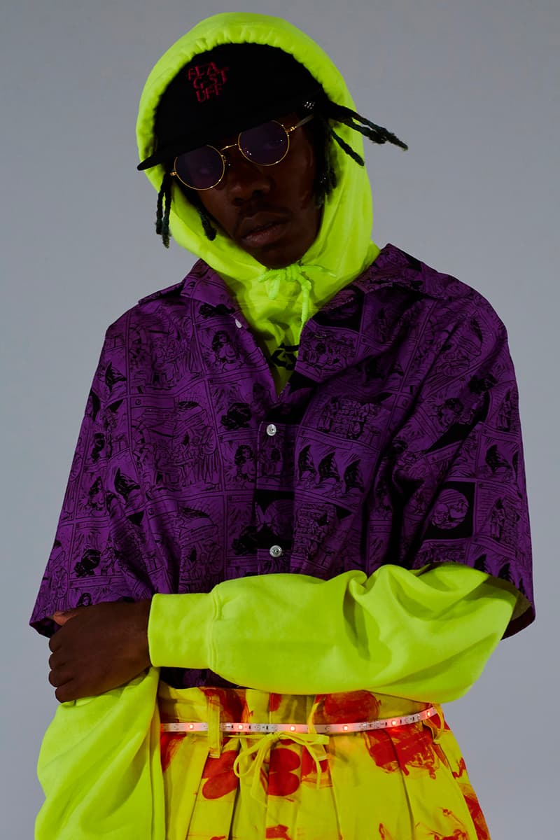 F-LAGSTUF-F flagstuff collection lookbook spring summer 2019 destruction laboratory kaneko tomiyuki print pattern