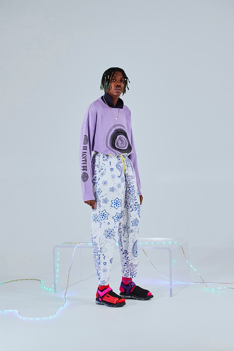 F-LAGSTUF-F flagstuff collection lookbook spring summer 2019 destruction laboratory kaneko tomiyuki print pattern