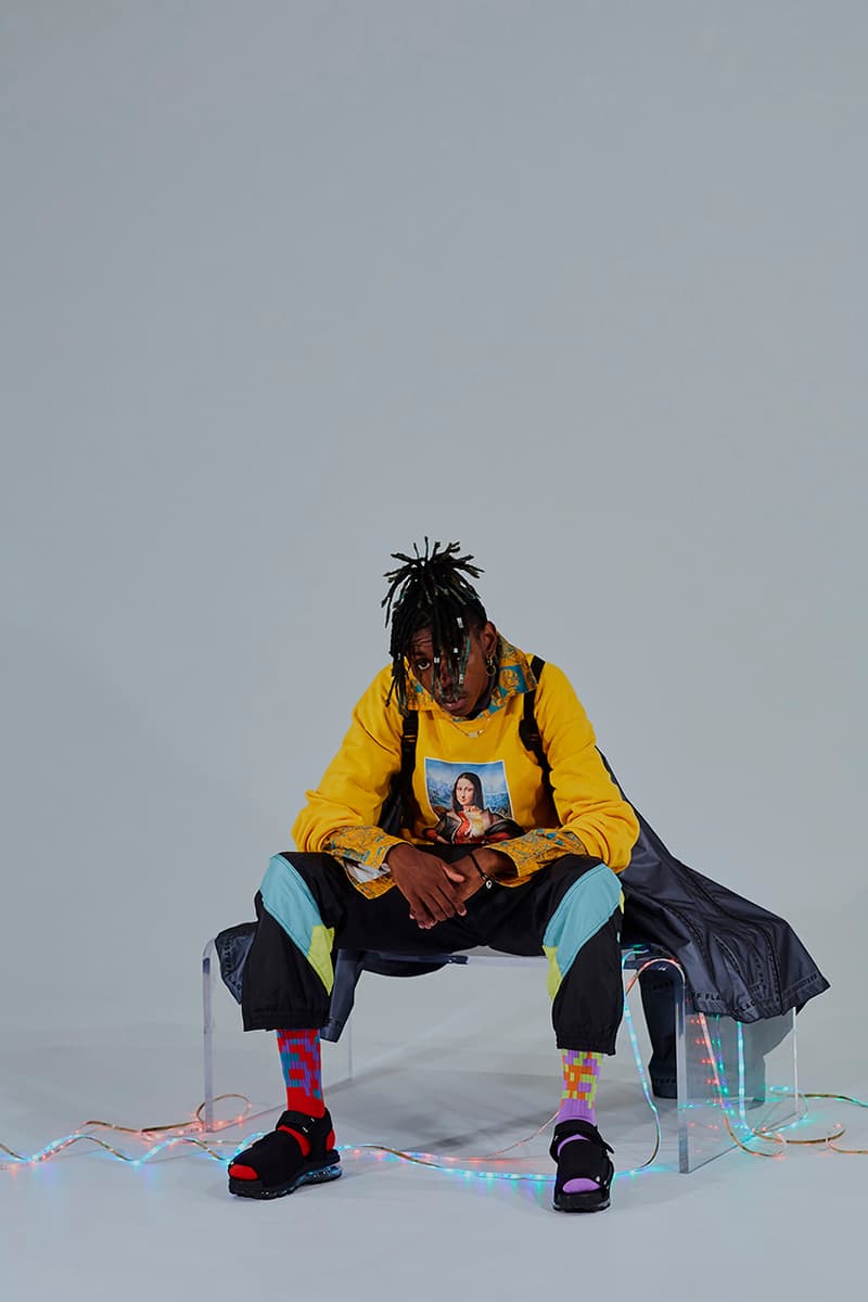 F-LAGSTUF-F flagstuff collection lookbook spring summer 2019 destruction laboratory kaneko tomiyuki print pattern