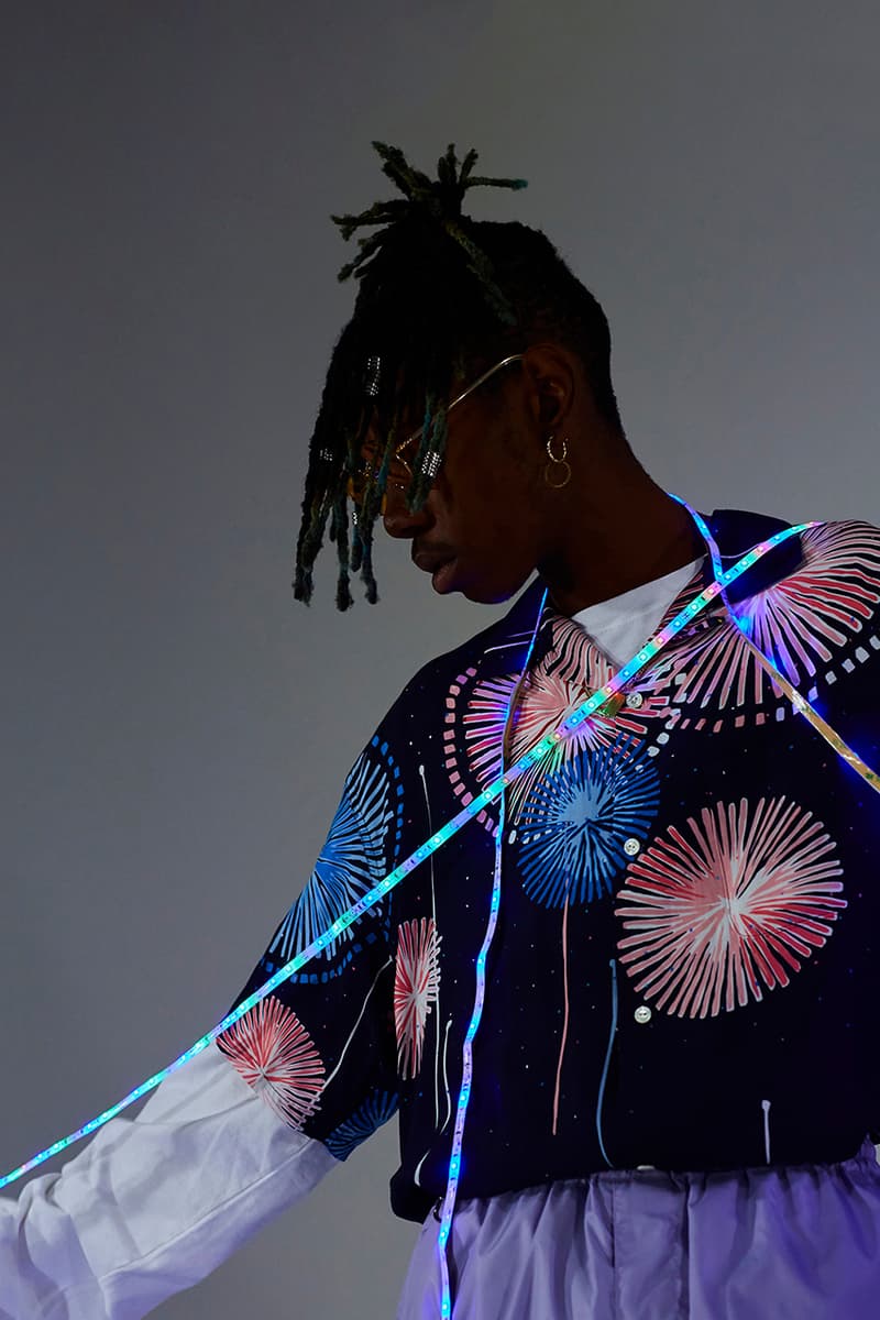 F-LAGSTUF-F flagstuff collection lookbook spring summer 2019 destruction laboratory kaneko tomiyuki print pattern