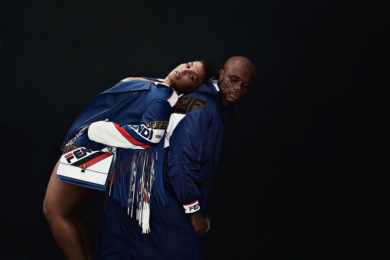 Fendi FILA Fendi Mania Collection release info collaborations family sizing logo red blue white yellow black
