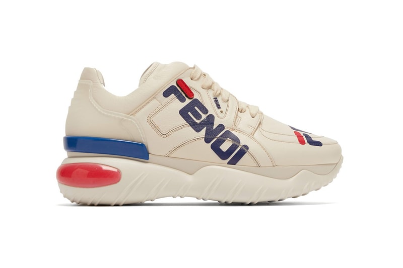 fendi fila mania logo leather sneaker 2018 footwear 