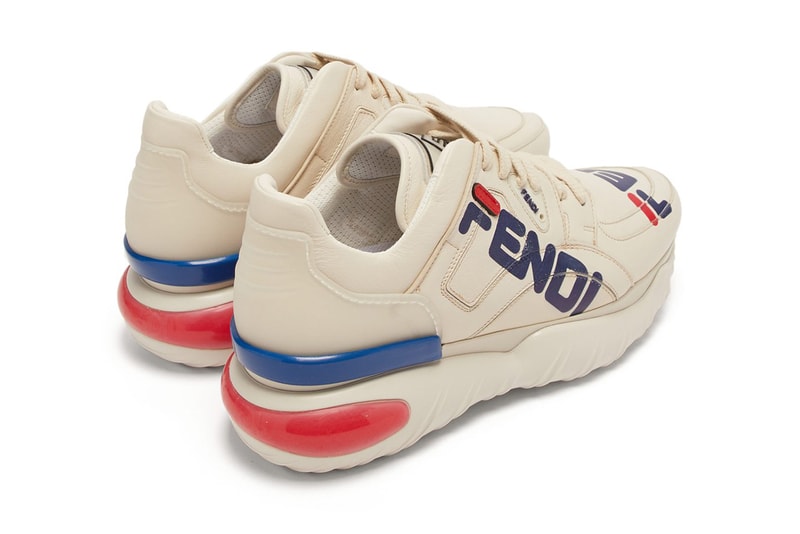 fendi fila mania logo leather sneaker 2018 footwear 