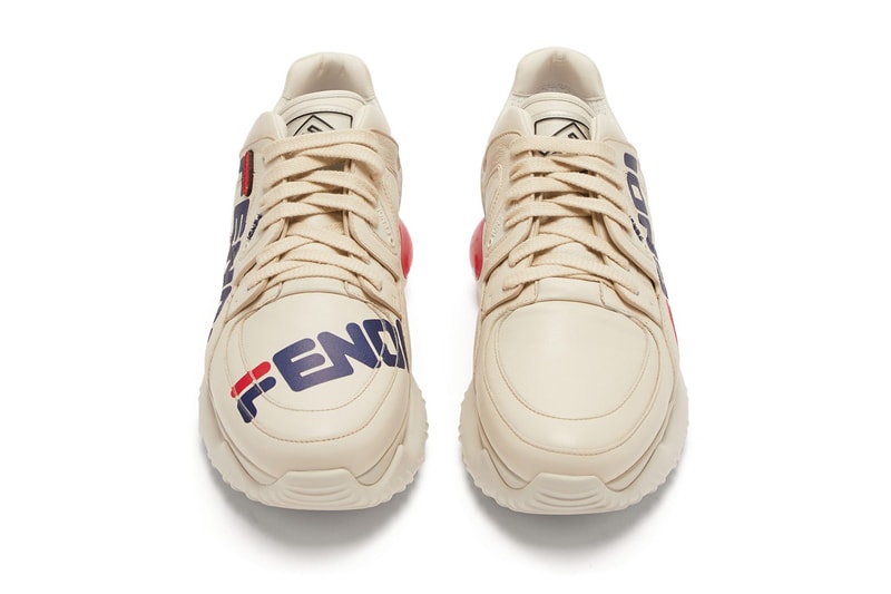 fendi fila mania logo leather sneaker 2018 footwear 