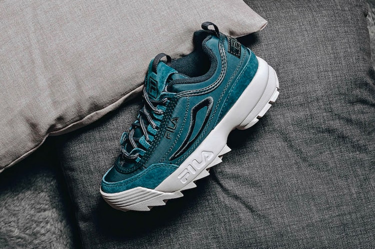 FILA's Disruptor Satin Low Takes a Dip in "Atlantic Deep"