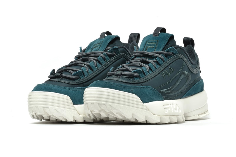 FILA Disruptor Satin Low "Atlantic Deep" Release date info price purchase sneaker colorway