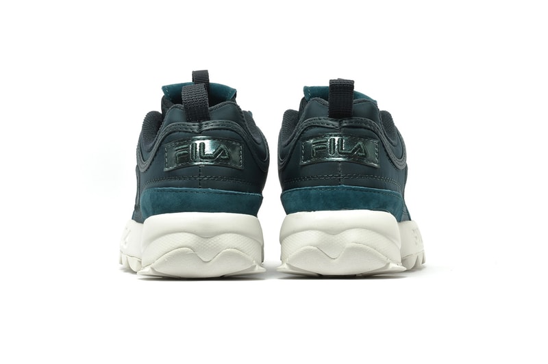 FILA Disruptor Satin Low "Atlantic Deep" Release date info price purchase sneaker colorway