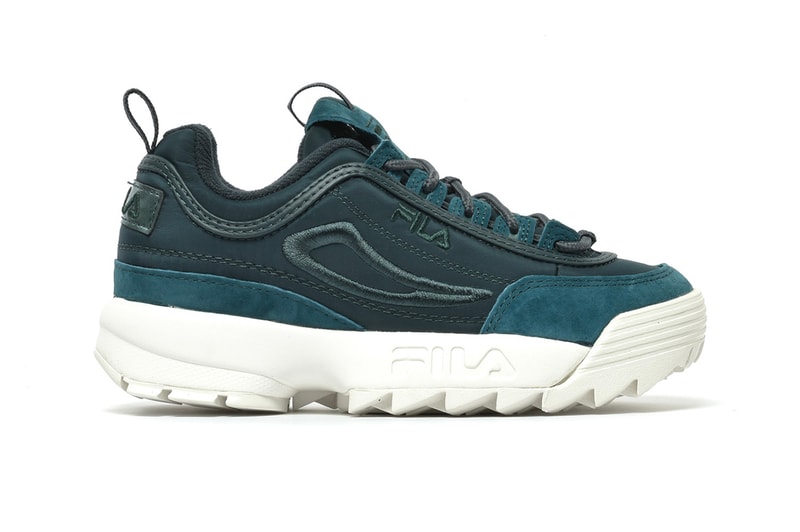 FILA Disruptor Satin Low "Atlantic Deep" Release date info price purchase sneaker colorway