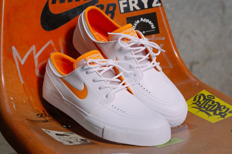 FLY x Nike SB Janoski "Wake Up Go Skate" Release date collaboration sneaker price jeff han white orange china retailers skateboarding skaters