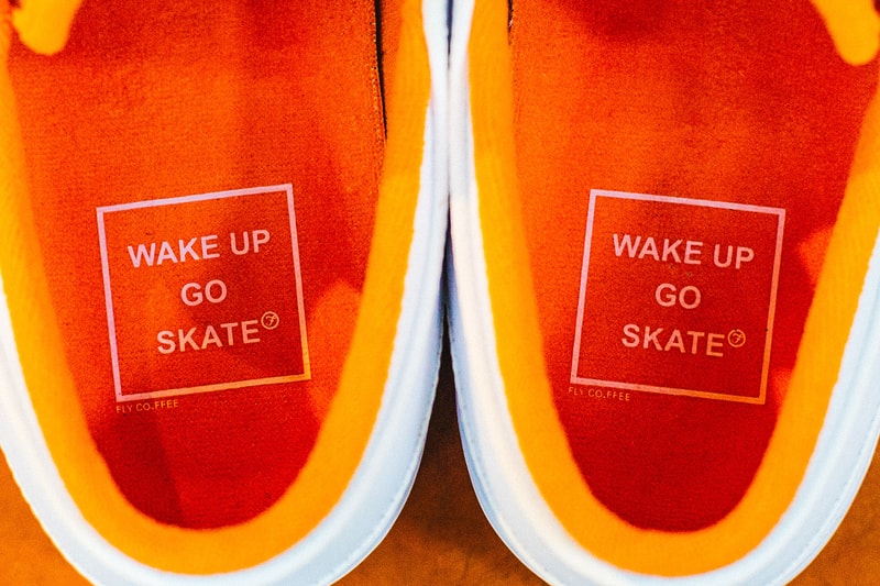 FLY x Nike SB Janoski "Wake Up Go Skate" Release date collaboration sneaker price jeff han white orange china retailers skateboarding skaters