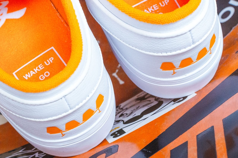 FLY x Nike SB Janoski "Wake Up Go Skate" Release date collaboration sneaker price jeff han white orange china retailers skateboarding skaters