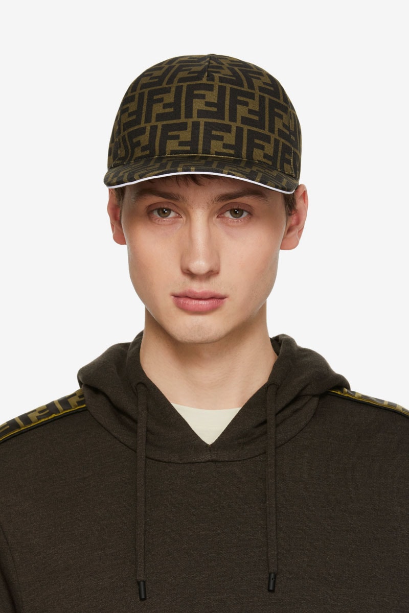 Forever Fendi Monogram Cap Release Brown White Black Tobacco Hat
