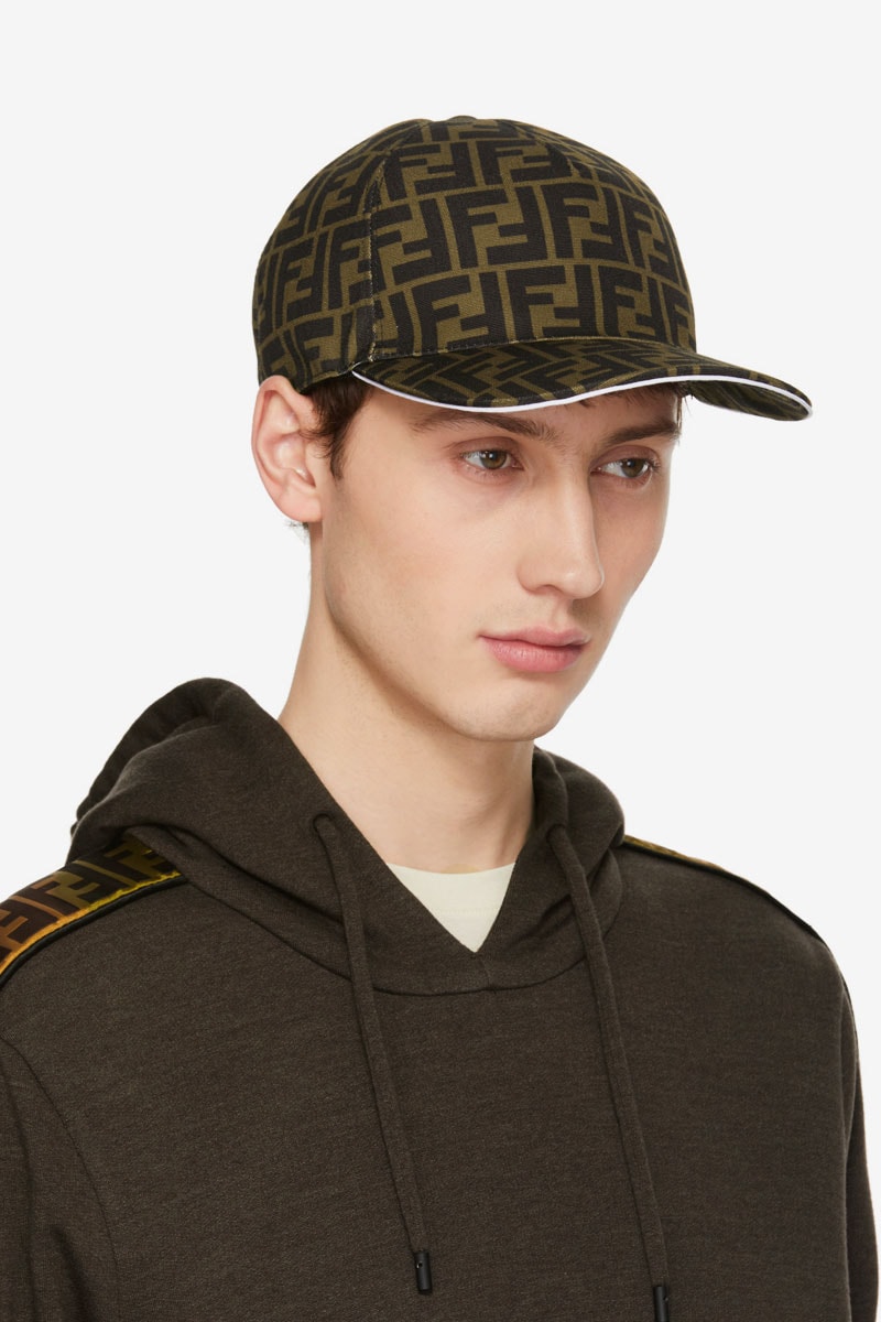 Forever Fendi Monogram Cap Release Brown White Black Tobacco Hat