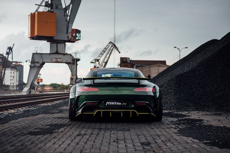 Fostla Mercedes AMG GT S 650 PS custom wrap malachite green upgrade 50 units europe