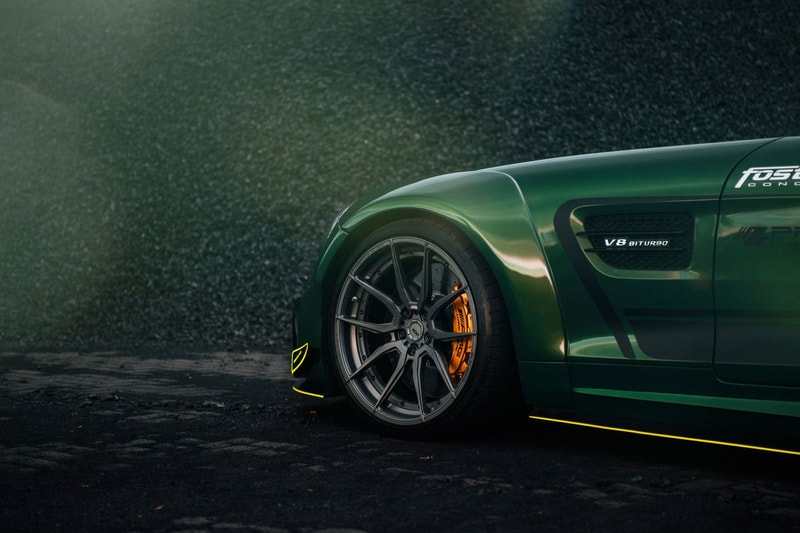 Fostla Mercedes AMG GT S 650 PS custom wrap malachite green upgrade 50 units europe