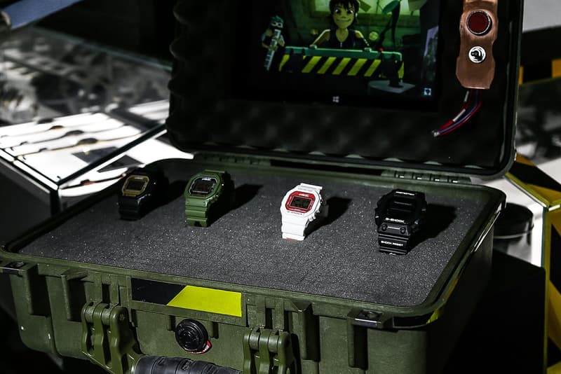 Gorillaz Casio G-Shock Collaboration London Store Inside Pop Up Installation Watches Cop Purchase Buy Collaborations exclusive timepiece october 25 2018