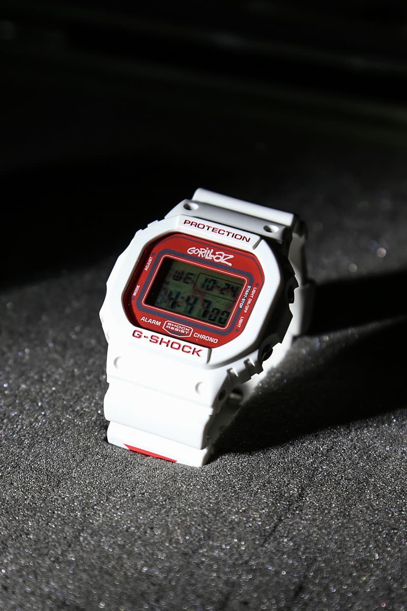 Gorillaz Casio G-Shock Collaboration London Store Inside Pop Up Installation Watches Cop Purchase Buy Collaborations exclusive timepiece october 25 2018