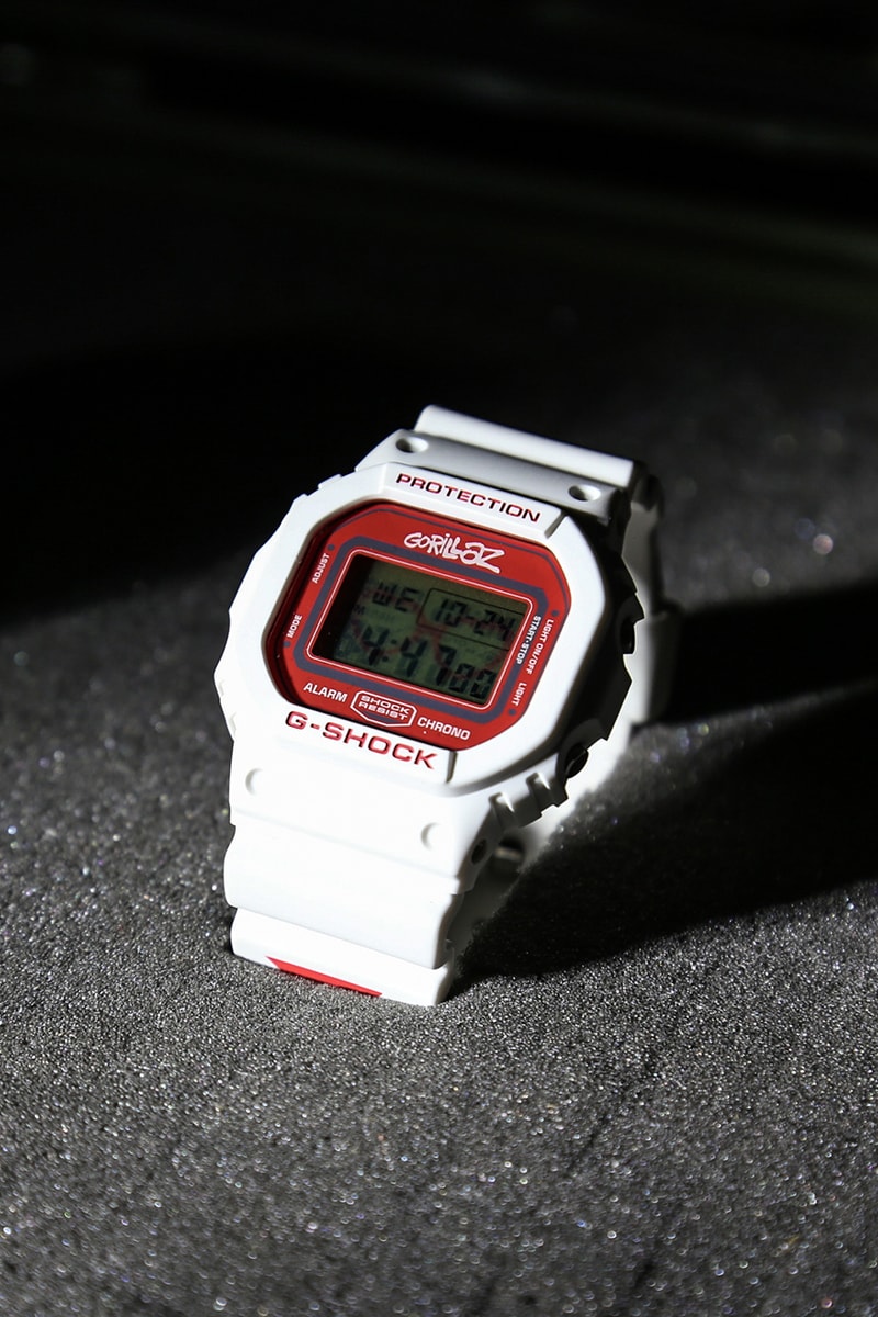 Gorillaz Casio G-Shock Collaboration London Store Inside Pop Up Installation Watches Cop Purchase Buy Collaborations exclusive timepiece october 25 2018