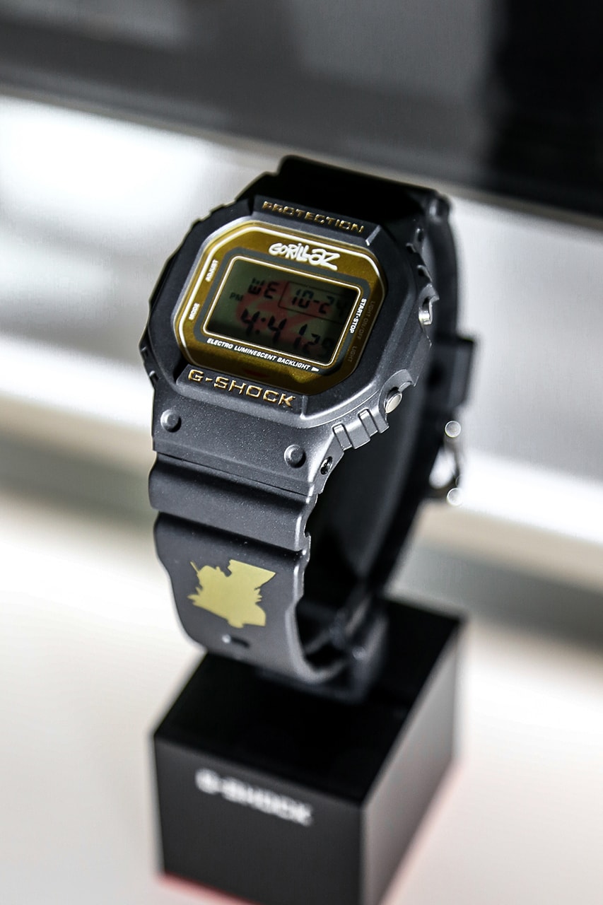 Gorillaz Casio G-Shock Collaboration London Store Inside Pop Up Installation Watches Cop Purchase Buy Collaborations exclusive timepiece october 25 2018