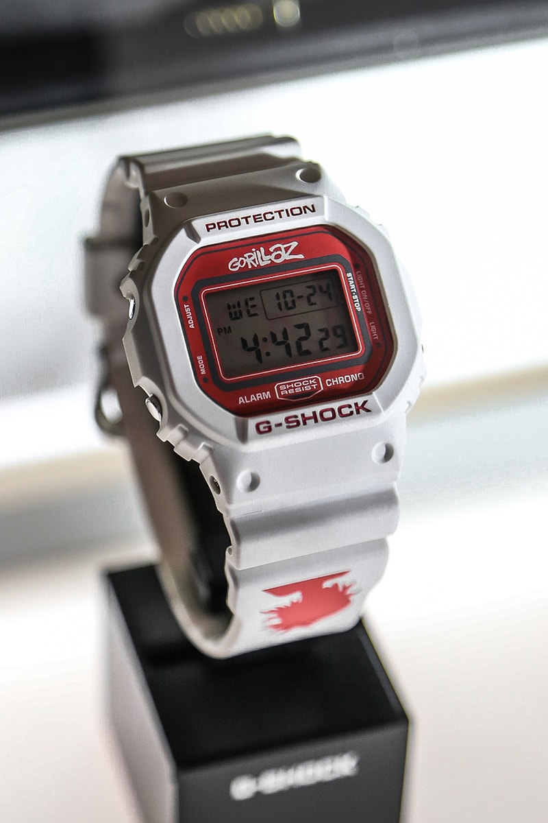 Gorillaz Casio G-Shock Collaboration London Store Inside Pop Up Installation Watches Cop Purchase Buy Collaborations exclusive timepiece october 25 2018