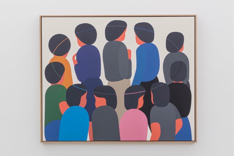 geoff mcfetridge coming back is half the trip exhibition eighteen gallery copenhagen art artworks artists