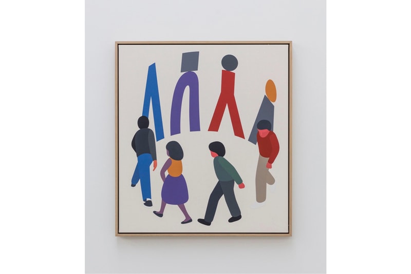 geoff mcfetridge coming back is half the trip exhibition eighteen gallery copenhagen art artworks artists