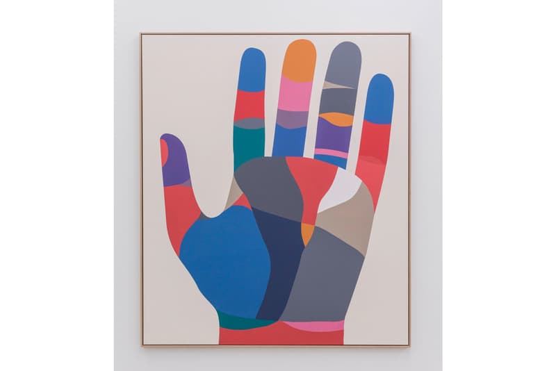 geoff mcfetridge coming back is half the trip exhibition eighteen gallery copenhagen art artworks artists