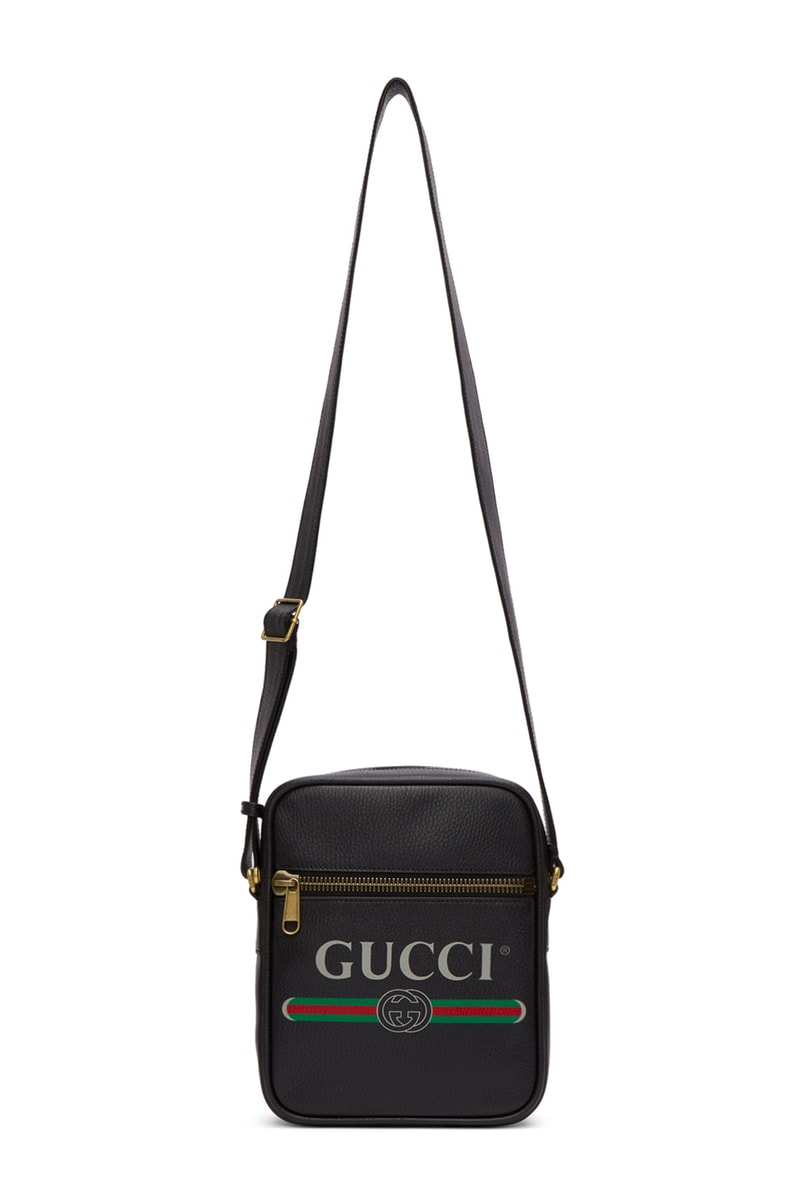 Gucci Logo Messenger Bag Release Date info Off White Vintage ivory leather black