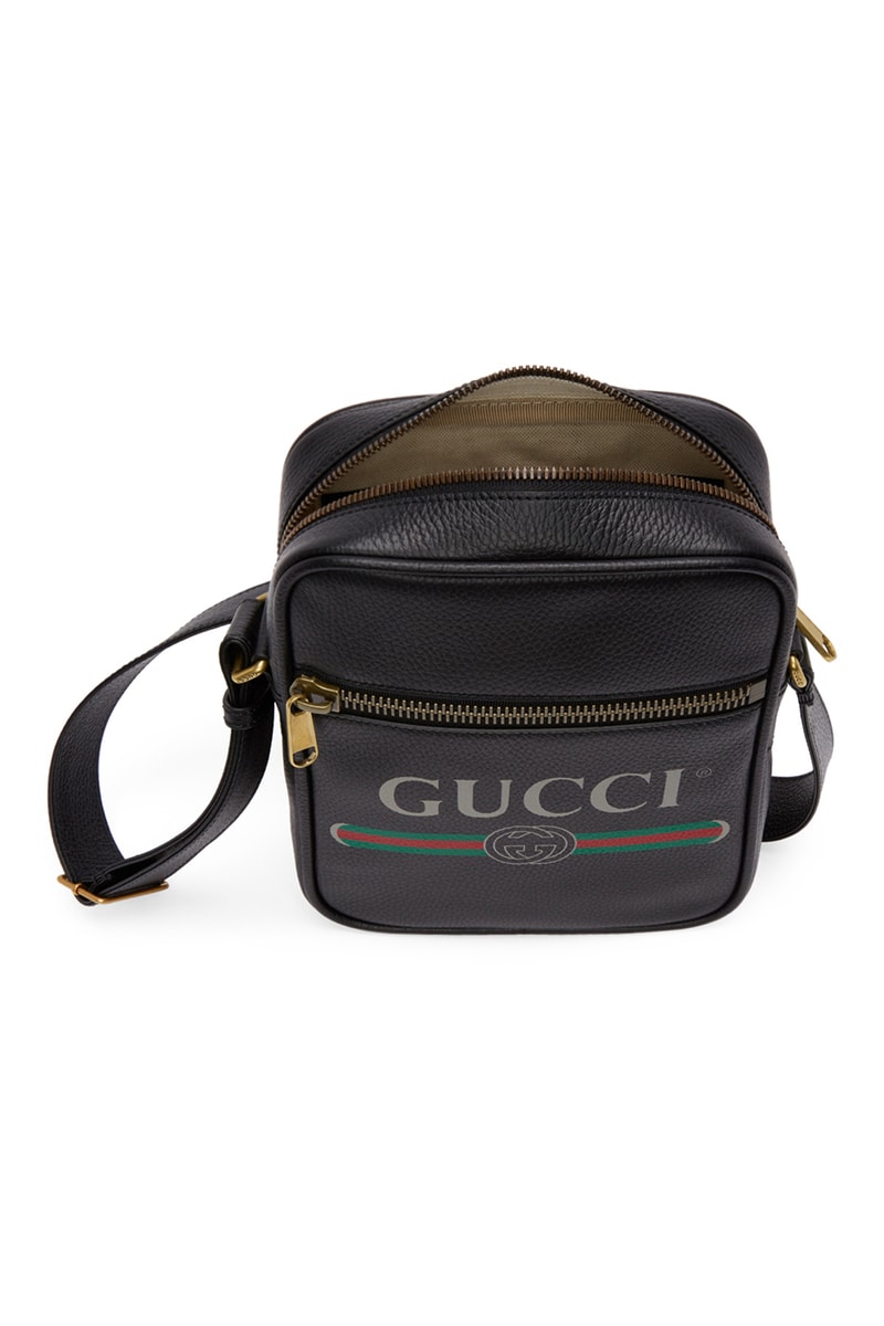 Gucci Logo Messenger Bag Release Date info Off White Vintage ivory leather black