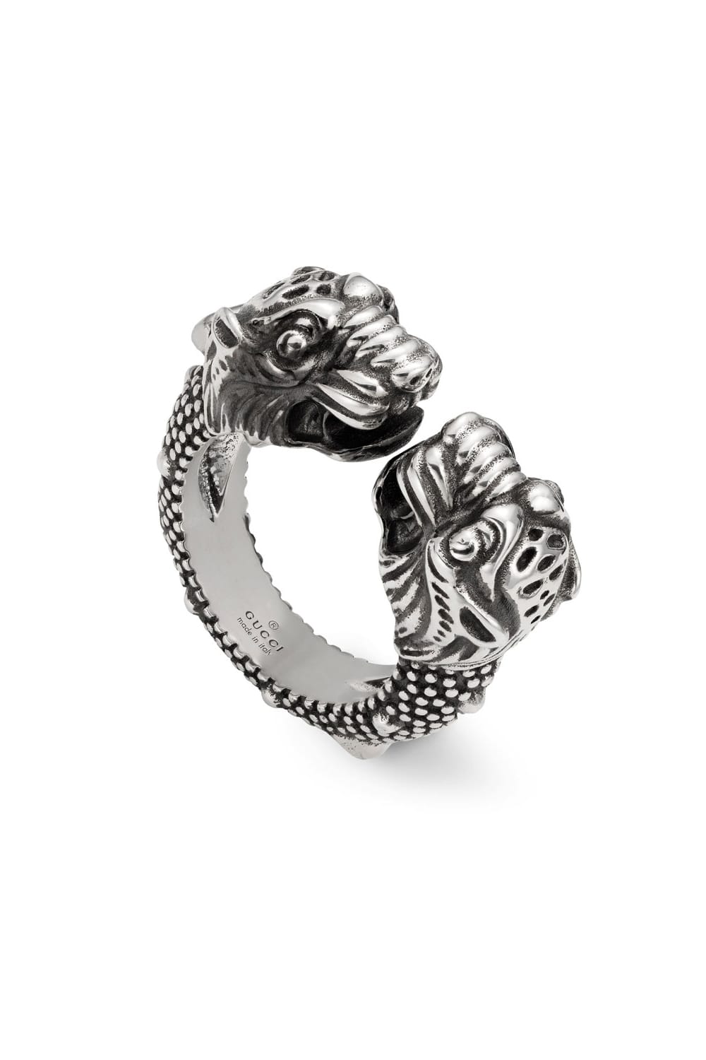 Gucci Siamese Snake Tiger Head Ring 