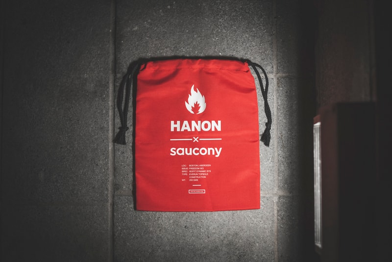 Hanon x Saucony Freedom ISO Granite Info sneakers running trainers shoes kicks footwear retail collaborations Wolverine World Wide jogging colorways style performance 