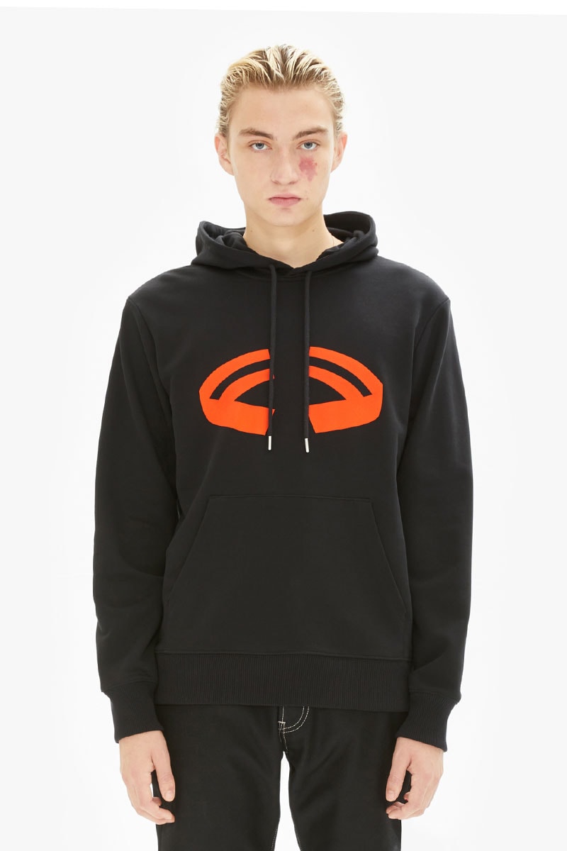 Helmut Lang Halloween Capsule Fall Winter 2018 T shirt Hoodie Black Orange