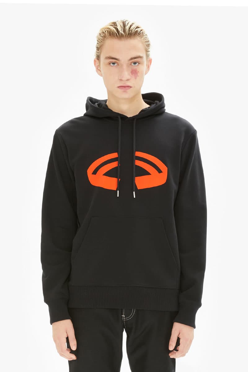 Helmut Lang Halloween Capsule Fall Winter 2018 T shirt Hoodie Black Orange
