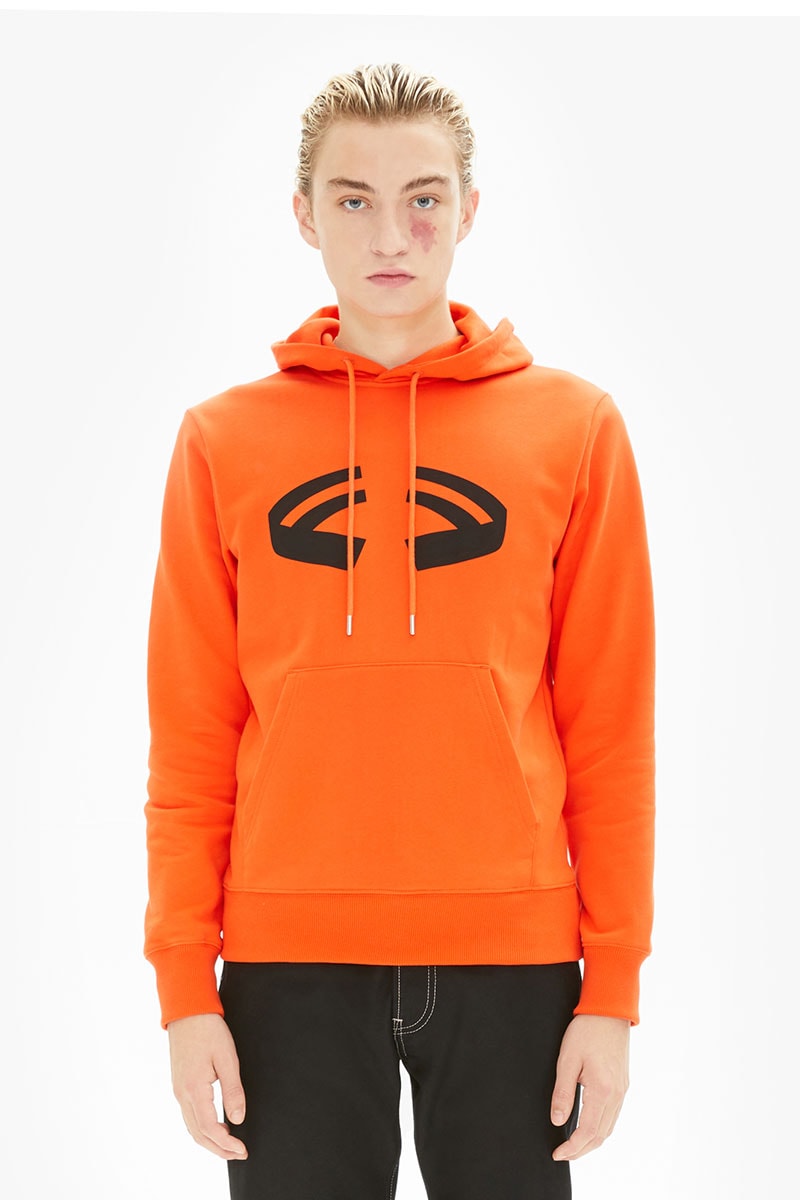 Helmut Lang Halloween Capsule Fall Winter 2018 T shirt Hoodie Black Orange