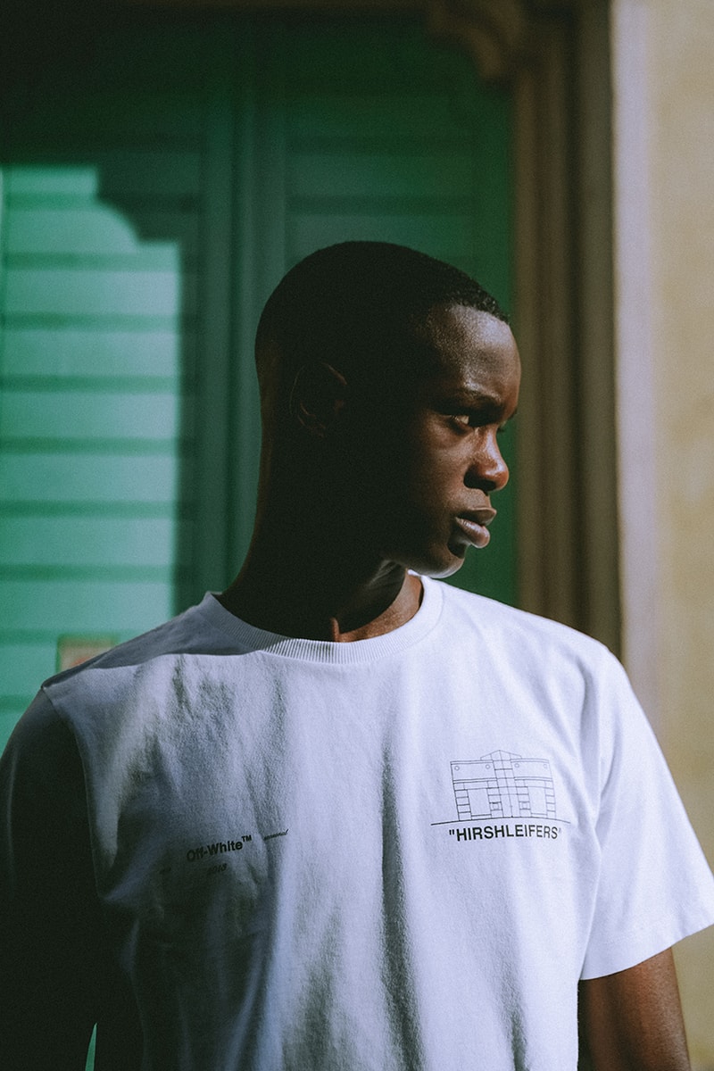 Hirshleifers off white bedroom capsule collection collaboration drop release date info exclusive menswear womens new york 