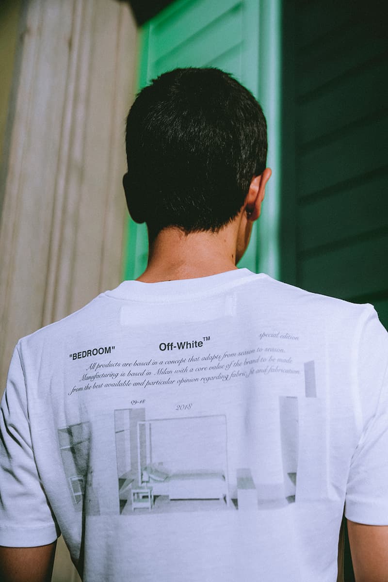 Hirshleifers off white bedroom capsule collection collaboration drop release date info exclusive menswear womens new york