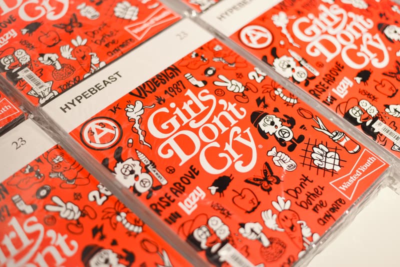 HYPEBEAST Magazine 23 The Sequence Issue verdy girls dont cry pop up shop event party shanghai china merch cover art print cups t-shirts skateboards prints posters