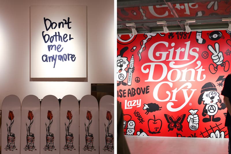 HYPEBEAST Magazine 23 The Sequence Issue verdy girls dont cry pop up shop event party shanghai china merch cover art print cups t-shirts skateboards prints posters