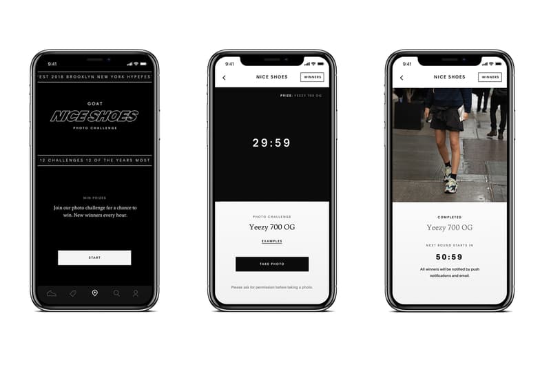 GOAT Nice Shoes Photo Challenge HYPEFEST sneakers shoes social app new york city brooklyn navy yard