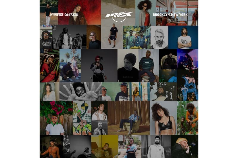 HYPEFEST lineup Trippie Redd Buddy Benji B Alex Olson Paul T A$AP NAST Heron Preston Memphis D33J KITTYSAYWORD Amrit Roofeeo DJ Megan Ryte Siobhan Bell Dede Lovelace Paul T Alex Olson Benji B Busy P Kerwin Frost Taco Just Dimy Niara Sterling Cali Dewitt Brendan Fowler Odalys Shabbaaaaa Natasha Diggs Onyx Collective Moodymann DāM-FunK World's Fair Kitty Cash Guillaume Berg Venus X +SOUNDS COZY BOYS Tokyovitamin No Vacancy Inn