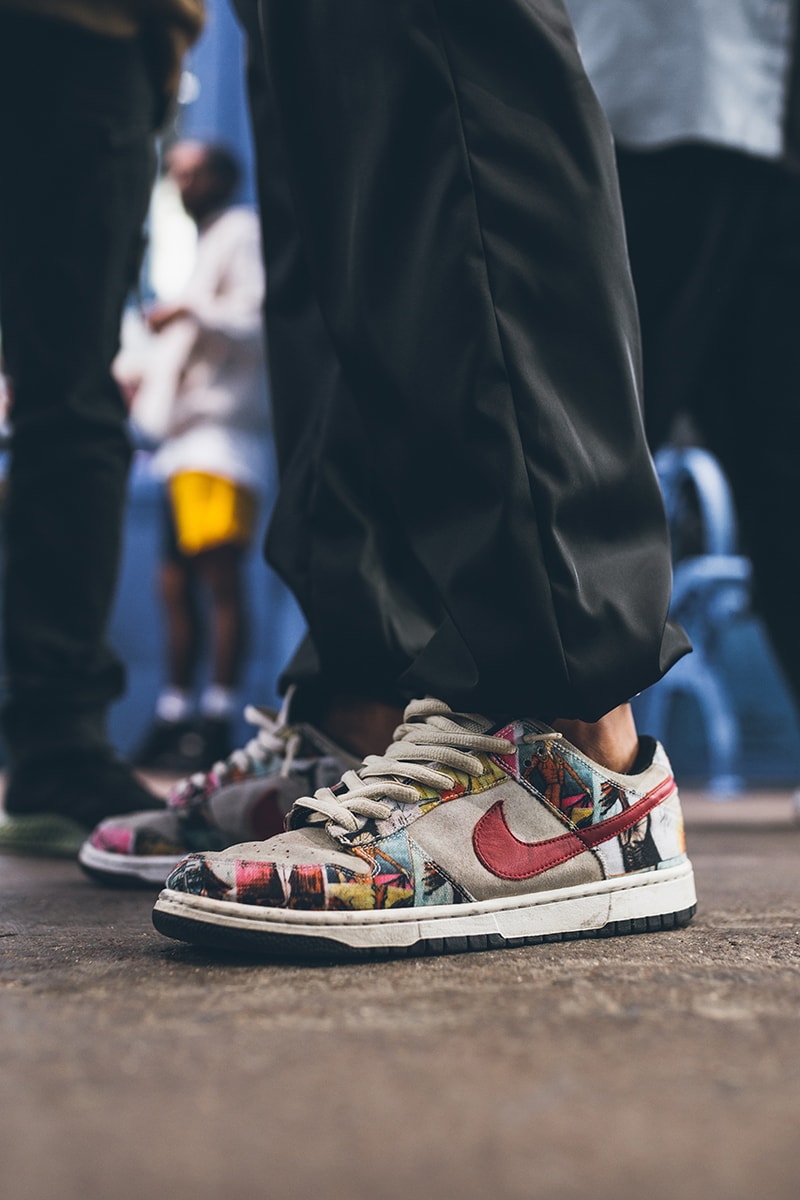 hypefest street style snaps sneakers on foot wearing gucci loafer nike dunk mars yards sb jordan 1 air yeezy force nigel sylvester vlone 4d adidas air max comme des garcons 97 98bape ultraboost off white cold wall virgil abloh presto balenciaga triple s lebron kith blazer mowabb spooky pack grim reepers all hallows eve asics gel lyte raf simons stan smith