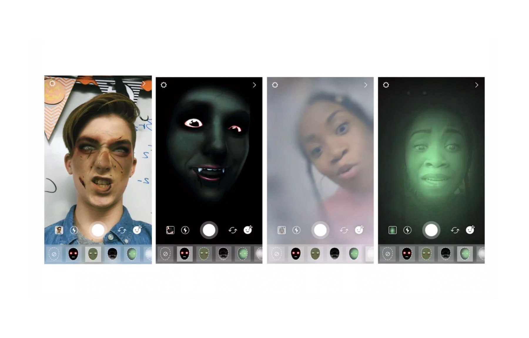Instagram Drops Special Halloween Features apps filters zombie vampire bat pumpkin ghost Superzoom