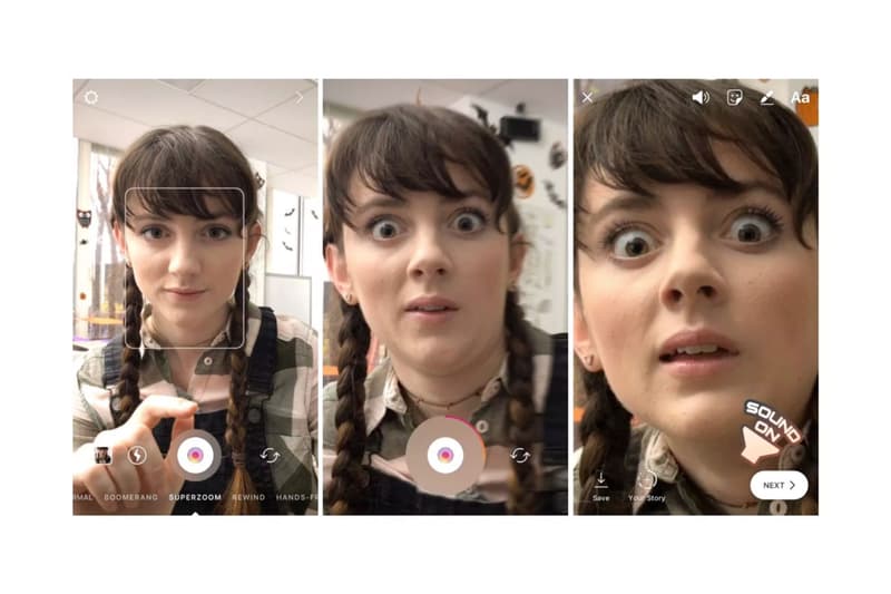 Instagram Drops Special Halloween Features apps filters zombie vampire bat pumpkin ghost Superzoom