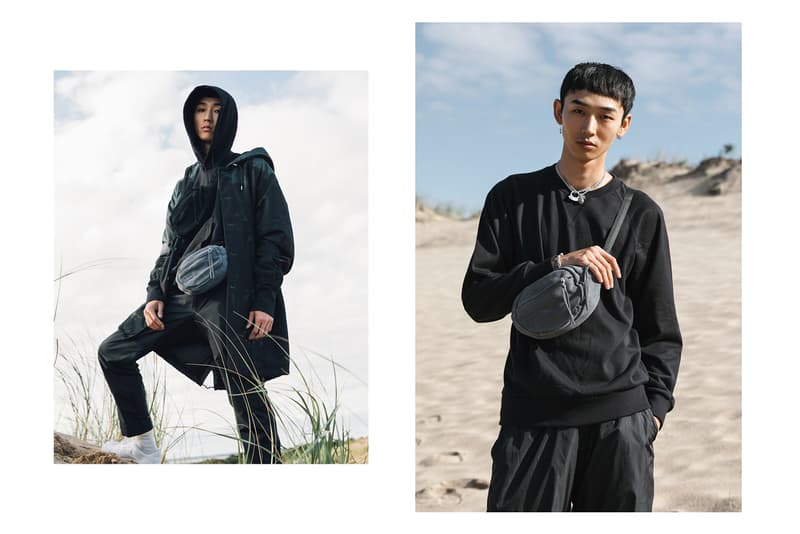 Jansport Desert collection lookbook sand leather brown tan suede soft grey black backpack sidebag waistbag