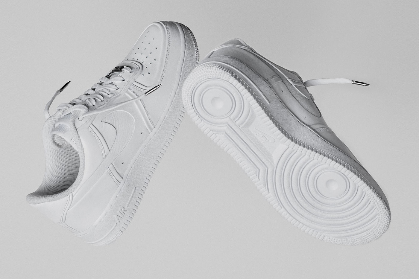 John Elliott x Nike "Double Tongue" Air Force 1 Low white october 2018  sneaker trainer footwear