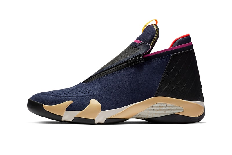 Jordan Jumpman Z Black/Red, White/Purple, Navy colorways release date info price sneaker jordan brand air jordan 14 zipper