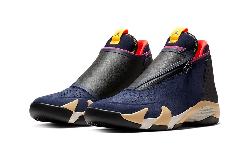 Jordan Jumpman Z Black/Red, White/Purple, Navy colorways release date info price sneaker jordan brand air jordan 14 zipper