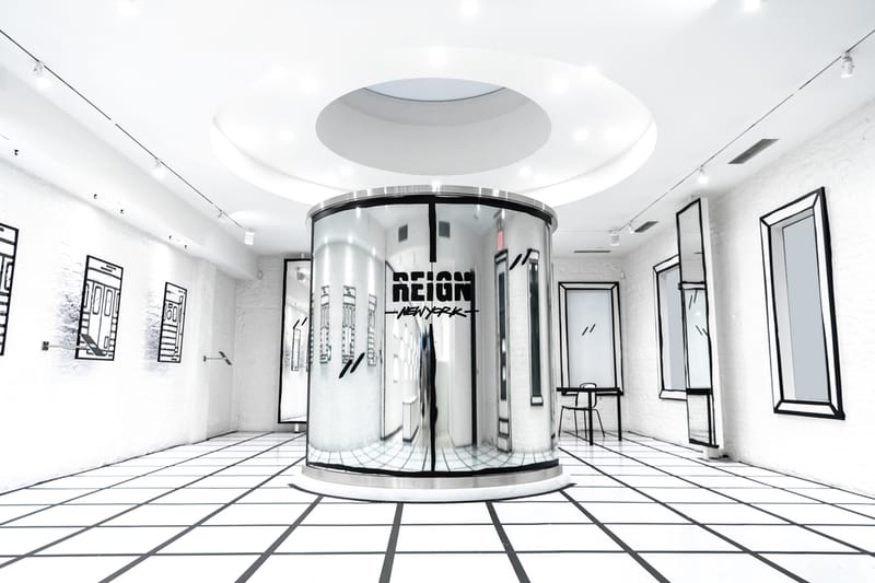 Joshua Vides Drenches REIGN New York in Black & White Paint