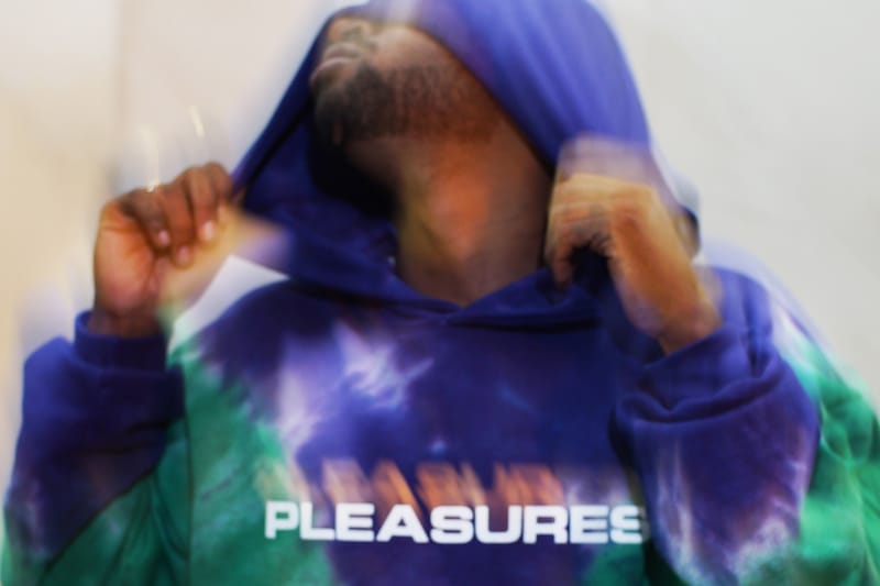 pleasures tie dye hoodie