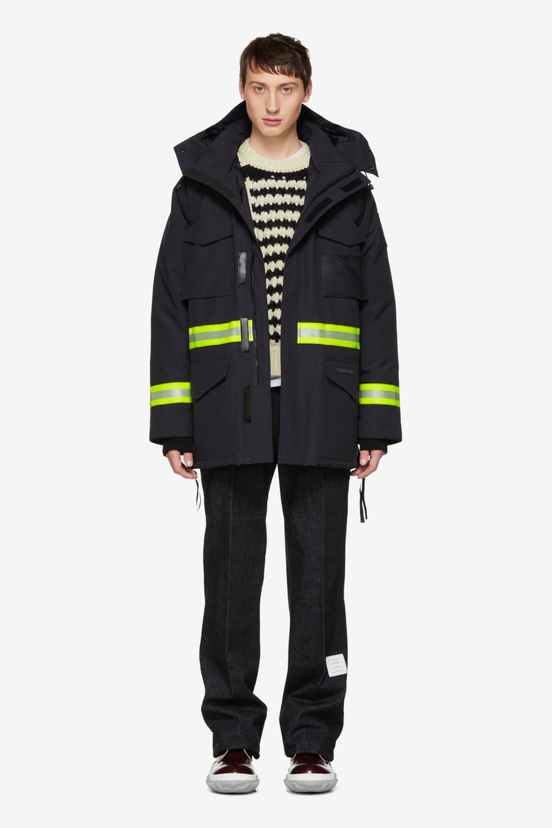 Junya Watanabe Canada Goose Fall Winter 2018 Jackets Outerwear Gore Windstopper reflective coat down parka double layer edition hooded